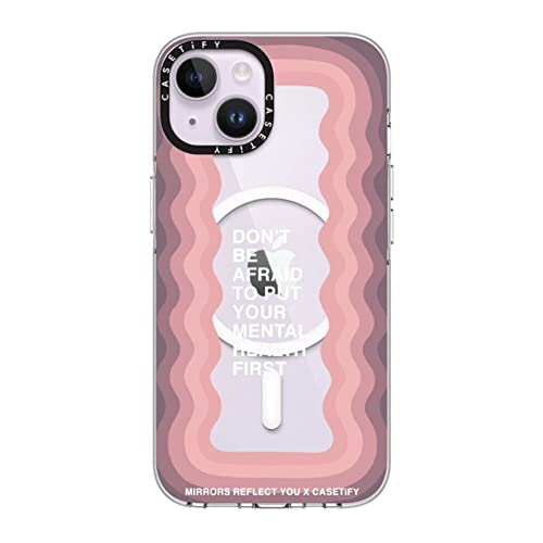CASETiFY NA iPhone 14 P[X [΂݂ɂf/2m̗NA/MagSafe ɑΉ] - Don't Be Afraid By Mirrors Reflect You