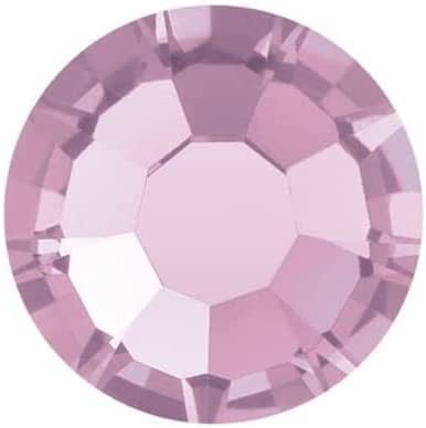 Preciosa Viva Hot Fix Flatback Rhinestones - Choose Your Size - Color: Light Amethyst - 144 Pieces (SS16 (3.80-4.00mm))