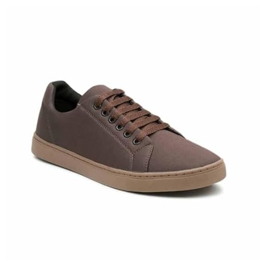 Sapatênis Casual Masculino Basico V2 (43/44, Marrom)