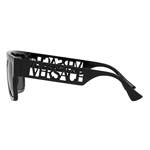 Image of Versace Man Sunglasses Havana Frame, Dark Grey Lenses, 53MM