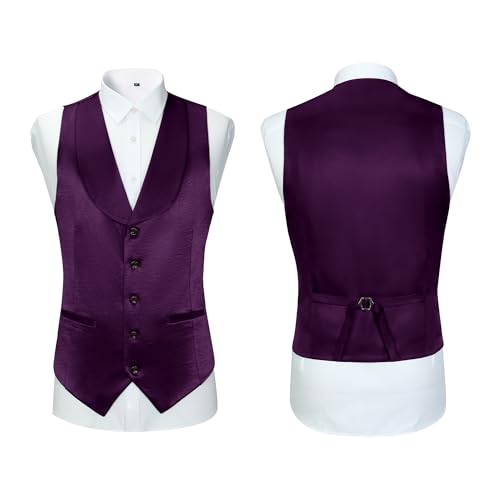 Men's 3 Pieces Tuxedo Two Button Formal Wedding Prom Mens Tuxedo Suits Acetate Satin Blazer Vest Pants Set3