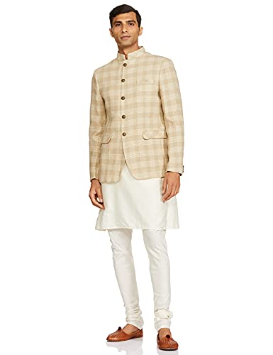 Image of Ethnix Men's Silk 100% Regular Jacket