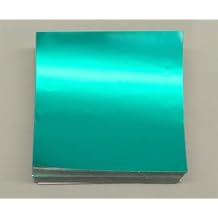 Teal Green Confectionery Foil Wrappers 125, 3x3 inch