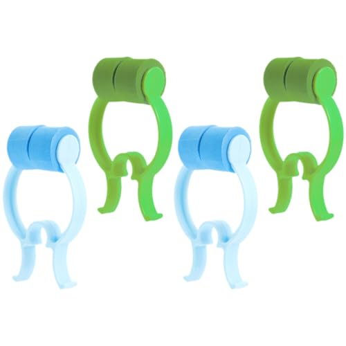 IWOWHERO Nose Bleeding Stopper Clips 4pcs Nose Clip Set Comfortable and Non-slip Material
