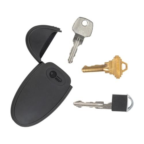 Compartimento secreto, contenedor de almacenamiento portátil en forma de llave de coche | Para las píldoras, las llaves las joyas y los objetos de valor en viajes en casa, en la maleta en la mochila y