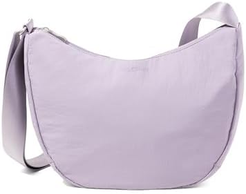 Baggallini Swift Crescent Crossbody Bag for Women - Lightweight 12"x8" Travel Purse Handbag