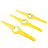 Sun Joe SB601RB-3PK Replacement Trimmer Blades for SB600E, SB601E & SB602E - Sun Joe Sharper Blade 3-Pack, Manufacturer Original, Self-Sharpening Nylon