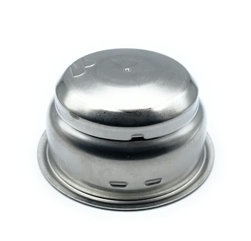 MacMaxe Coffee Filter Basket for Delonghi Espresso - Pressurized Stainless Steel - Reusable, Washable - Compatible with De'Longhi Espresso Machines (BIG 2 CUPS)