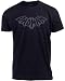 Dadman (Dad Man) Ever - Funny Hero Regalos for Grandpa Papa Men's T-Shirt-(Black,XL)
