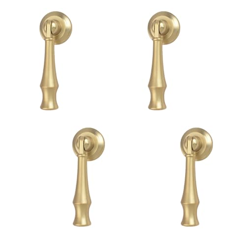 BE-TOOL 4PCS Cabinet Tear Drop Pulls Drawer Decorative Pull Knobs Furniture Drop Knobs for Cabinet Drawer Closet Dresser Jewelry Box(style A007)
