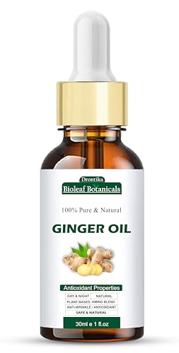 Image of Drontika Bioleaf Botanicals Ginger Oil For Weight Loss Belly Fat, Fat Loss Oil 30 ml.