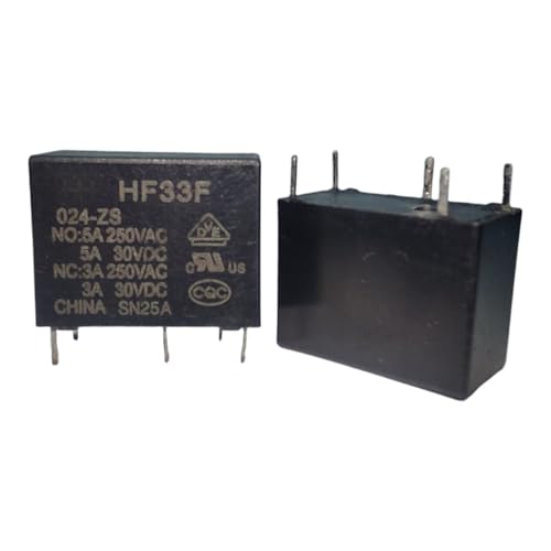 Relais HF33F JZC-33F 024 ZS3 555 de conversion 24V à 5 pieds pour PCB