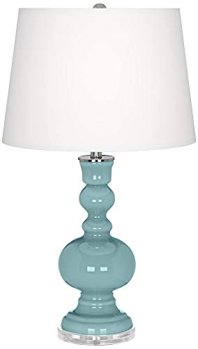 Color + Plus Raindrop Blue Apothecary Table Lamp #TOP1