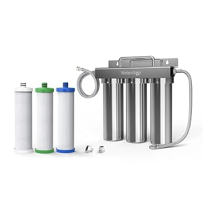 Waterdrop TST-UF 0.01?m Ultra-Filtration Under Sink Water Filter and P1 Under Sink PP Water Filter and U2 Under Sink Ultra Filtration Water Filter and C3 Under Sink Carbon Water Filter
