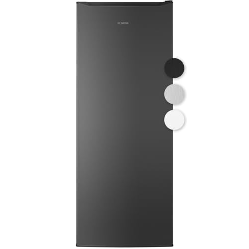 Bomann® Kühlschrank ohne Gefrierfach | Energieklasse D | 143cm | 5 Ablagen | 0°C ~ +8°C | leise 39dB | Getränkekühlschrank | 242L Flaschenkühlschrank | Kühlschrank groß | VS 7363 schwarz-inox