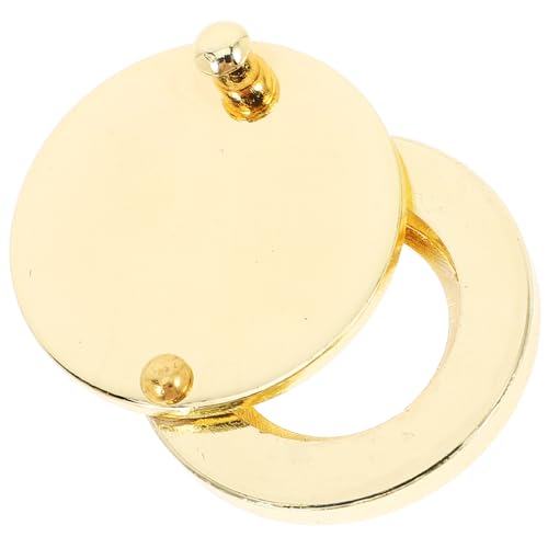 Artibetter 2 piezas cubiertas de mirilla de privacidad de cobre de 16mm para puerta, visor giratorio para protección de seguridad en hogar, oficina y hotel
