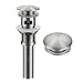 KRAUS?Pop-Up Drain for Bathroom Sink?with Overflow?in Spot-Free Stainless Steel, PU-11SFS