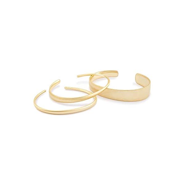 Kendra-Scott-Tiana-Cuff-Bracelet-Set-of-3 Kendra Scott Tiana Cuff Bracelet Set Of 3 in Gold Gold Metal