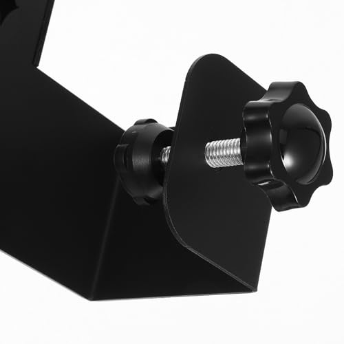 Soporte antirrobo para timbre sin perforación en ABS metal negro, 1 Set 7