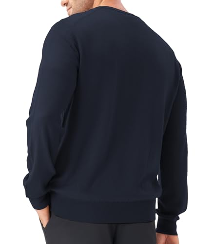 Sweaters for Men Long Sleeve Crewneck Regular Fit Casual Wool Pullover Sweaters2