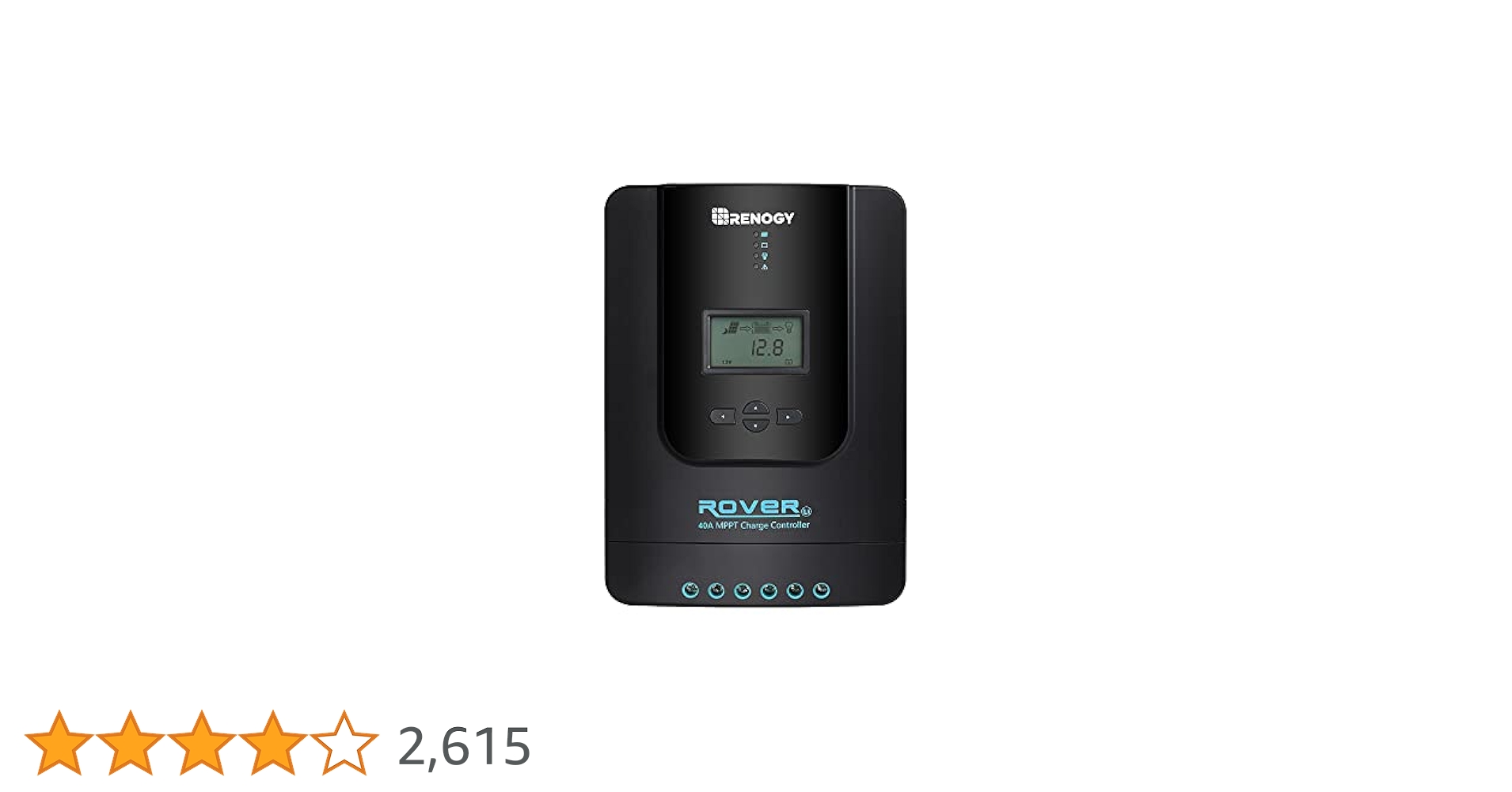 Amazon | RENOGY Renogy Rover 40A MPPTチャージコントローラー