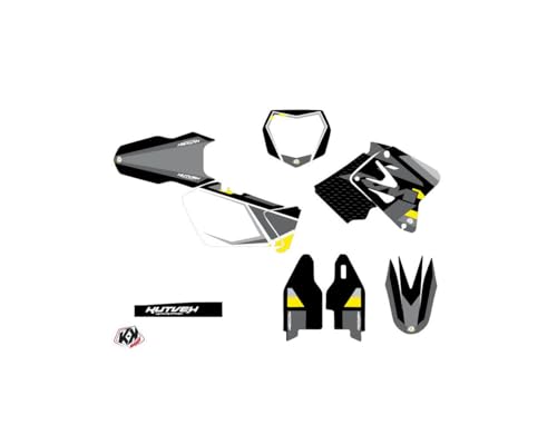 Kit déco Suzuki 250 RM gris autocollants complets Label - 3