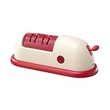 Professioneller Messerschärfer - 2-Stufiger Schärfer Für Küchenscheren | Tragbare Küchenhelfer...