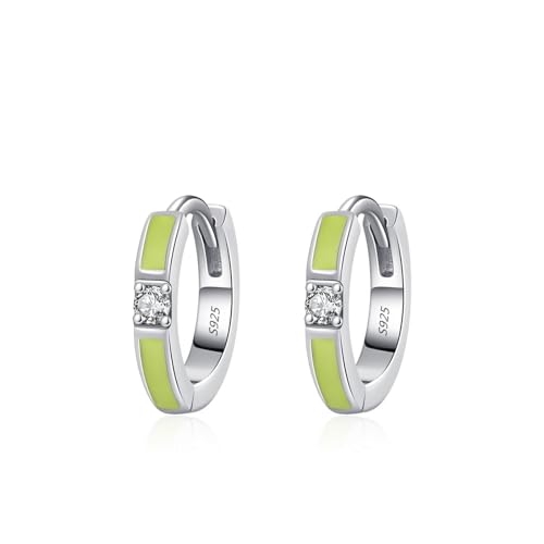 Zircone Cubique Argent Bijoux Cadeau Anti-Allergie Boucle d'Oreille