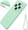 Funda de Silicona para Vivo X100, con Cordón de Silicona, Delgada y Suave, a Prueba de Golpes, Color Verde 4