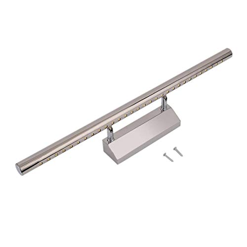 Preisvergleich Produktbild Zhongyangfangdichan Bad Zubehör-Set Spiegellampe Edelstahl Drehbare Niedriger Verbrauch mit Schalter 5W LED