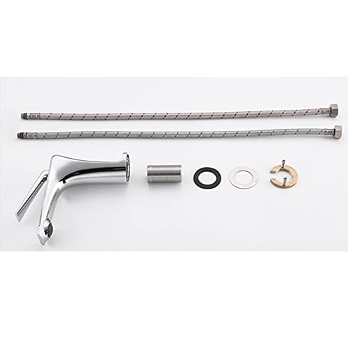Robinet de lavabo laiton massif chrome mitigeur moderne design