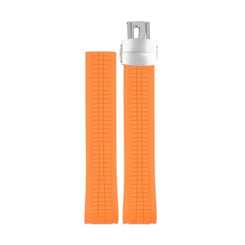 [VEł] pebN tBbv Ol[h ANAm[g V[Y 5167A/5168G EHb`Xgbv ANZT[ 19mm 21mm Ή PP o[Xgbv(Orange silver buckle)