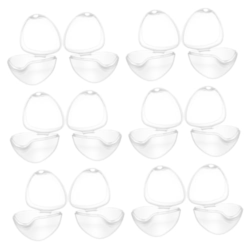 Totority Pacifier Holder Case 12pcs Portable Pacifier Storage Travel Bag for Newborns Toddlers