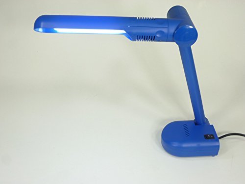 Dapo Leuchten Praktische Schreibtischleuchte Billy schwenkbar (blau)