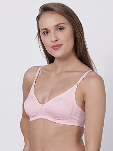Image of Macrowoman W-Series Women's Cotton Blend Padded Wire Free Modern Seamless Bra