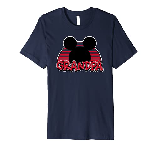 Disney Mickey Mouse Grandpa Premium T-Shirt Disney Mickey Mouse Grandpa Premium T-Shirt