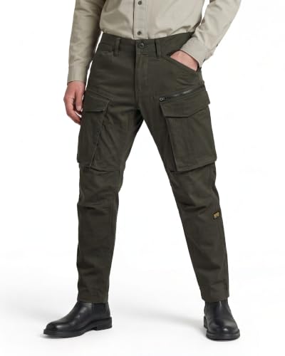 G-STAR Men's Rovic Zip 3D Regular Tapered Pants, Size: 26/30, Color Gray – Ansicht 1