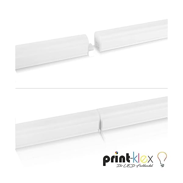 Print-Klex LED Unterbauleuchte 120cm 1400 LM Lichtleiste 14W 4000K-Neutralweiß 230V Küchen Schrank Leuchte – Bild 8