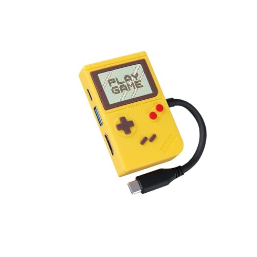 Yellow 3-in-1 USB-C Dock