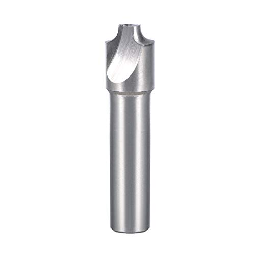 Uxcell A18103100UX0347 Hss-Al Corner Rounding End Mill Cutter 2 Flute cover