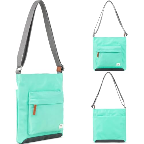 ORI LONDON Medium Nylon Crossbody Bags for Women & Men - Small Crossbody Bag w/Chunky Zippers - The Kennington