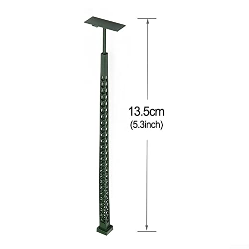 5 Stück Modelleisenbahn-Lichter, Gitter-Mast-Lichtlehre H0 Lichtlayout Modellbau