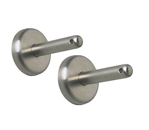 Stainless Steel Support/Corner Fixture for Curtain Wire Pack of 2