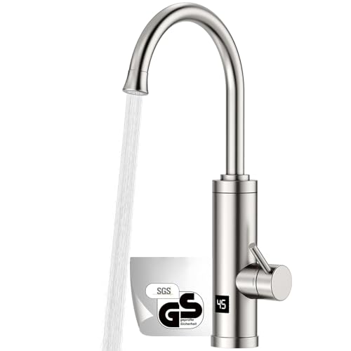 HOMELODY Wasserhahn mit Durchlauferhitzer 230V, GS-Zertifizierung...