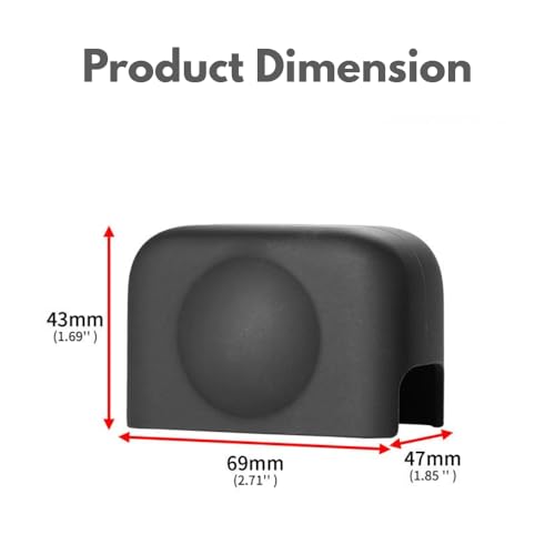 Image of Yantralay Silicone Lens Protector Compatible with DJI Osmo 360, Shockproof Anti-Slip Flexible Cover Shields Against Scratches, Dust & Impacts - Ideal for Travel & Outdoor Use