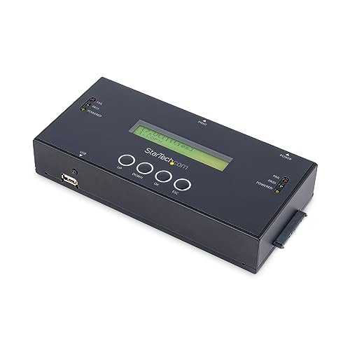 StarTech.com 1:1 Standalone Festplatten Duplizierer und Löscher für 2,5" / 3,5" SATA und SAS Laufwerke