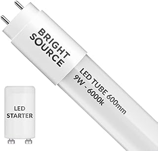 Bright Source 5ft (1500mm) 23w LED T8 Tube, 2300lm, 4000K Cool White, Replacement for 58w T8 Fluorescent, Starter Included - Direct Mains or for use with Switch Start Fitting with Magnetic Ballast