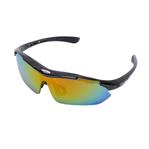 Lunettes de soleil polarisées sport outdoor cyclisme pêche avec 4 verres clipsables