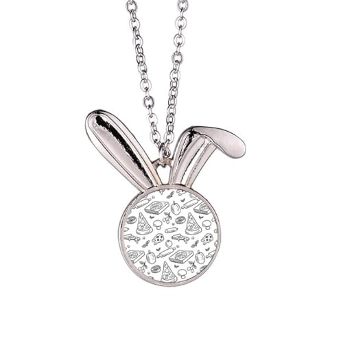 Collier lapin et champignon, le cadeau d'anniversaire idéal
