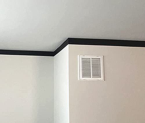 Redodeco Peel Stick Black Wood Textured 10 Meters Wallpaper Border Molding Home Ceiling Decorative Border Tiles Sticker Wall Table Door Decal #TOP5